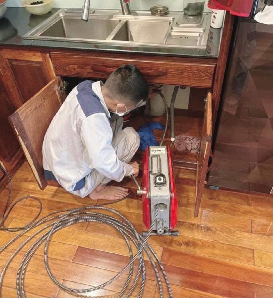 dịch vụ thông tắc bồn rửa bát
