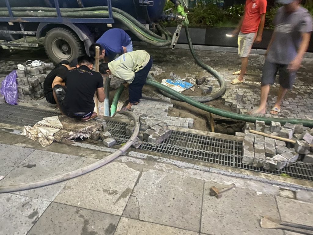 quy trình thông cống nghẹt