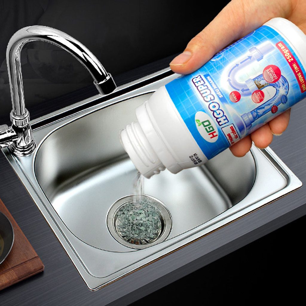 sử dụng bột thông tắc