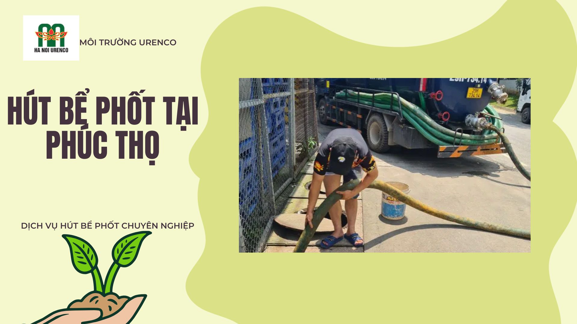 hút bể phốt tại phúc thọ
