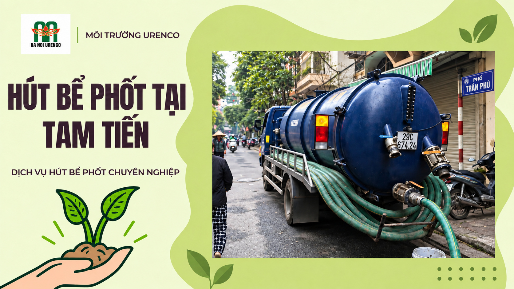 Hút Bể Phốt Tại Tam Tiến - Hút Bể Phốt Urenco