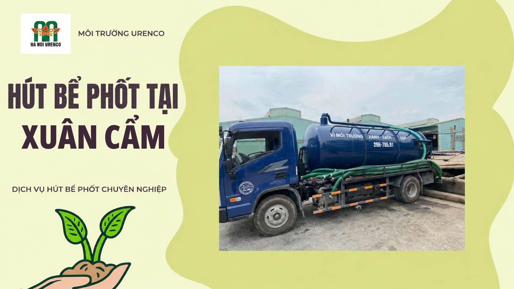 Hút Bể Phốt Tại Xuân Cẩm - Hút Bể Phốt Urenco